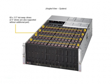 SuperStorage topload 60 bay, single Xeon gen3, 3816 (IT mode)